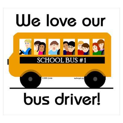 We love our bus Driver graphic